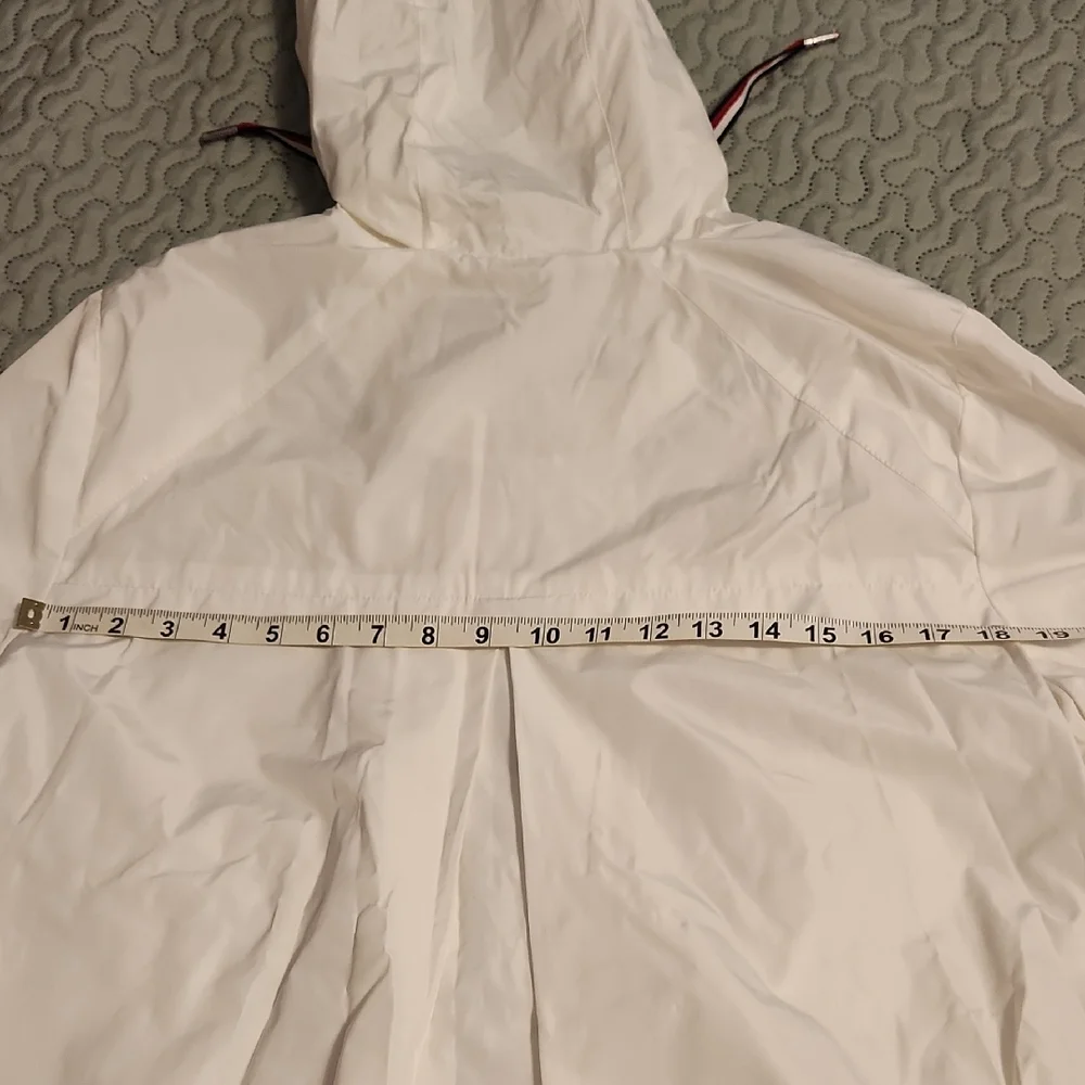 Tommy Hilfiger White Wind Breaker Utility Jacket - Picture 9 of 14